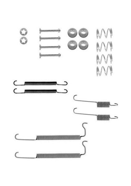 LY1046 Arka Fren Balata Yay Seti Corsa B Astra F 1605987