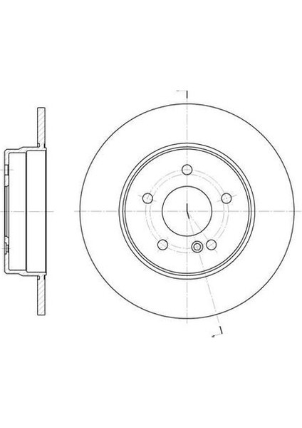 24203 Arka Fren Diski Mercedes C-Seri 93-W202-W203 E-Seri 95-W210 290MM Adet 1244231112