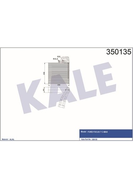 350135 Evaporator Focus Iı 05-10 3M5H19850AD