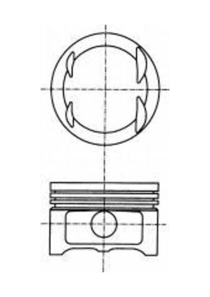 87-119000-00 Piston 112 113 89.90MM E32 E43 S E ml C Clk Slk A1120303717