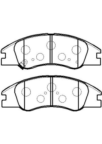 -10505-30201 Fren Balata Takımı Ön Sımlı Cerato 2004- 986494577