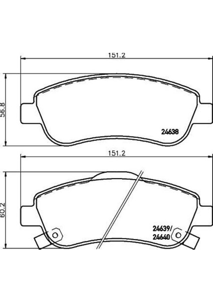 -10303-30202 Fren Balata Takımı Ön Sımlı Crv 2007- 1682311480