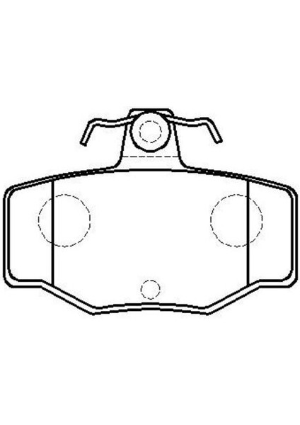 -10409-30203 Fren Balata Takımı Arka Sımlı Primera 2.0 1996-2002 Almera 1.5/1.8/2.2 2000- 986460993