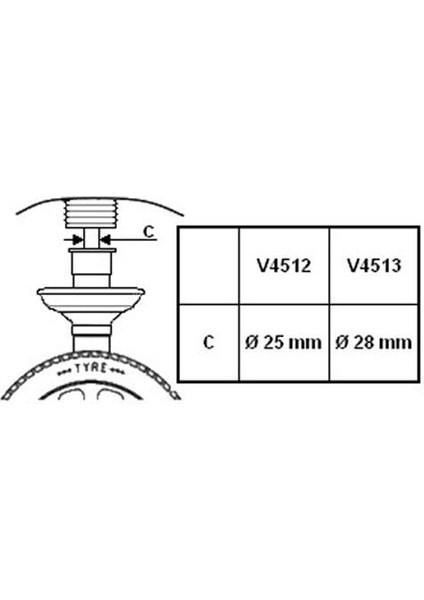 V4512 Ön Amortisör Sağ Sol Ducato Iıı Boxer Iıı Jumper Iıı 15Q 17Q 06-Karsan Jest 10-14 Ince Mil Çap 25MM 5202.XG