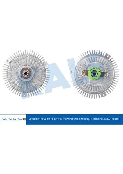 352740 Fan Termiği OM602 OM603 OM605 OM606 190 W201 88-93 W124 88-93 W210 97-99 W140 93-97 6032000022