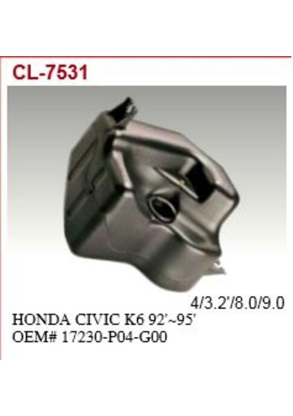 66103 Rezanator-Honda Civic 92-94 17230P04G00