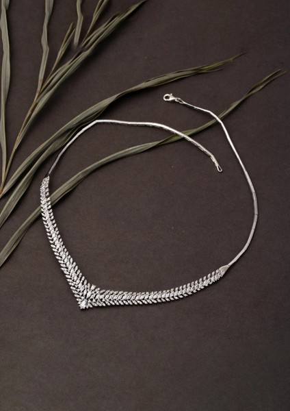 Lilyum Beyaz Altın Işıltılı 14 Ayar Gerdanlık fırsatları