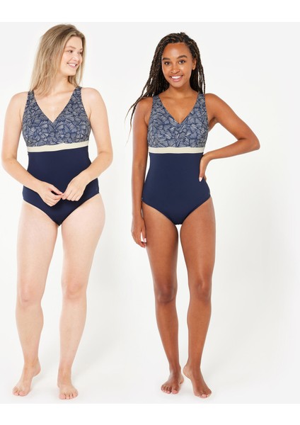 Nabaiji Kadın U Kesim Sırt Detaylı Mayo - Mavi - MIA fiyatları