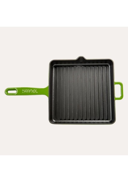 Demirdöküm Kare Izgara Tava 30 cm Yeşil