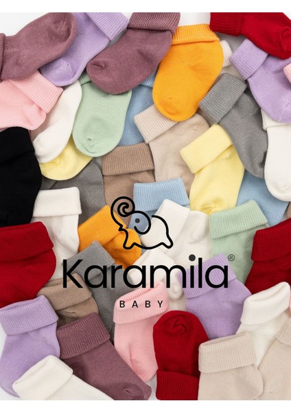12'li Doğal Bambu Bebek Çorap / Yenidoğan Bebek Çorap fırsatları