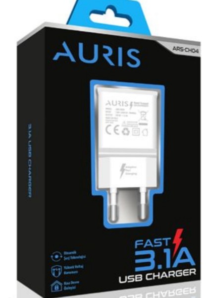 Aurıs 3.1 USB Hızlı Telefon Şarj Başlığı