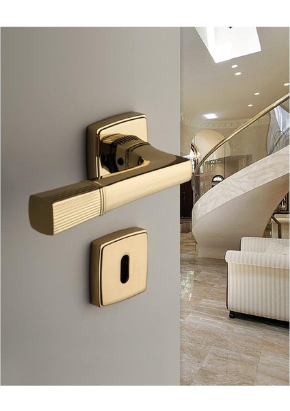 Lucina Rozetli Kapı Kolu Altın - Oda fiyatları