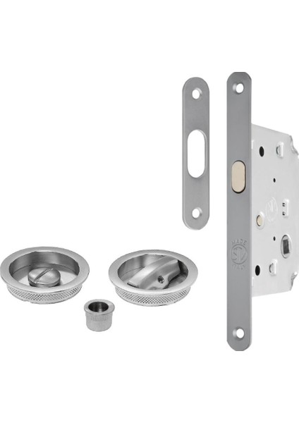 Sürgü Sürme Kapı Kiliti Wc Mandallı Rozetli