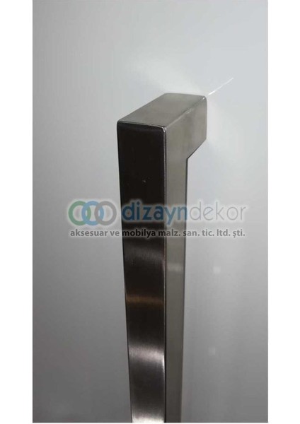 Paslanmaz Çelik Sürgü ve Çekme Kapı Kolu 30X30 Mm. Profil