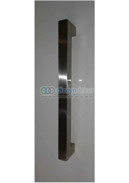 Paslanmaz Çelik Sürgü ve Çekme Kapı Kolu 30X30 Mm. Profil