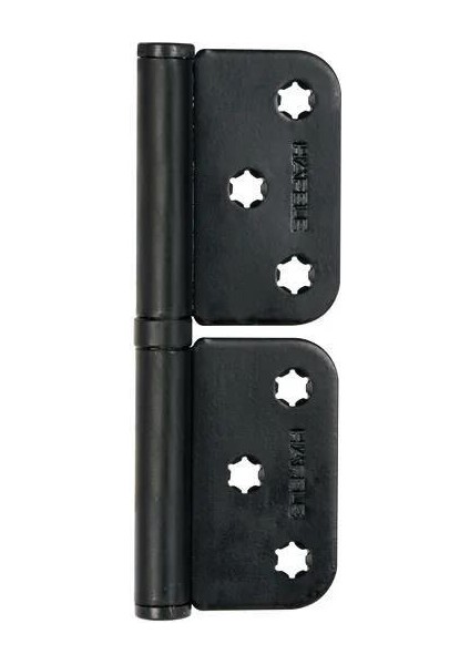 12 cm Çelik Cerman Tip Kapı Menteşesi Mat Siyah