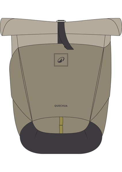 Quechua Outdoor Sırt Çantası - 16 L + 4 - Bej - NH500 Escape