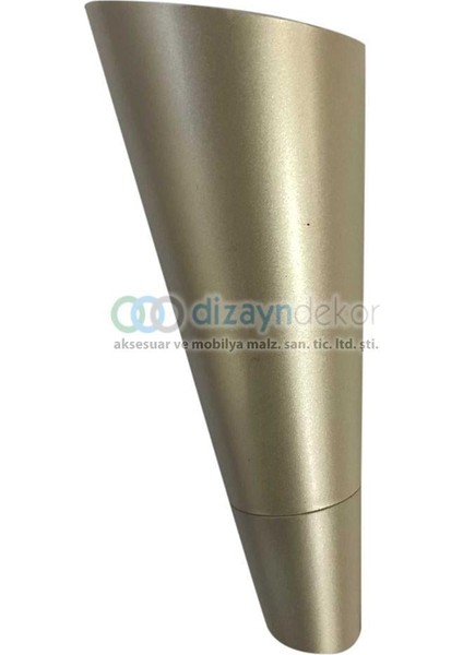 Konik Açılı Koltuk Kanepe ve Dolap Ayağı Ekru Beyaz 20 cm