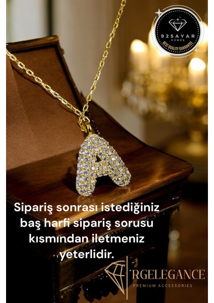925 Ayar Gerçek Gümüş Isim Baş Harfli Altın Kaplama Sevgiliye Hediye Sevgililer Günü Hediyesi Evlilik Yıldönümü Hediyesi Doğum Günü Hediyesi Kız Arkadaşa Hediye Kadın Gümüş Kolye fırsatları