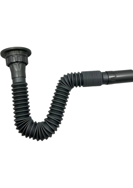 Gri Rakorlu Körüklü Sifon Uzun 135 cm Adaptör Contalı Aqua modelleri