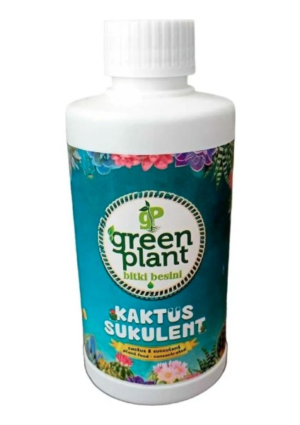 Greenplant Bitki Besini 250 ml Kaktüs Sukulent İçin Özel Vitamin