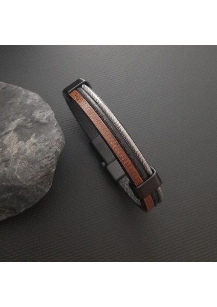 Özel Seri Deri Erkek Bileklik indirimleri