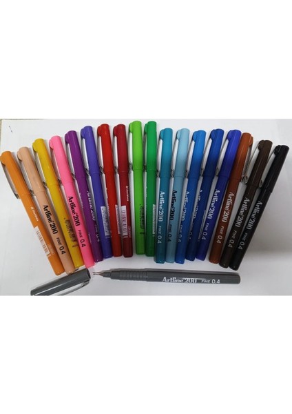 Fineliner Keçeli Kalem-19 Renk