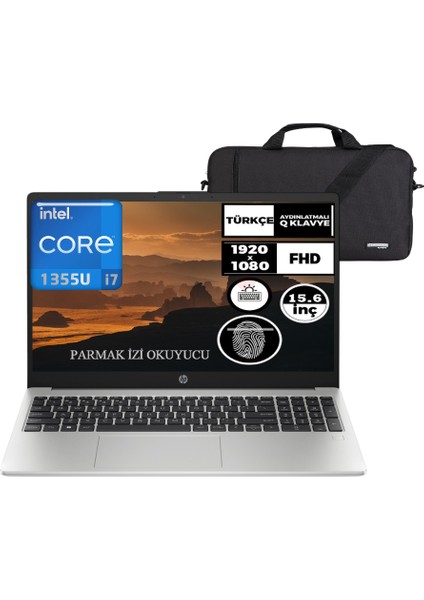 250 G10 Intel Core I7 1355U 32GB Ram 1tb SSD WIN11 15.6" Fhd Taşınabilir Bilgisayar 8A541EA-P3