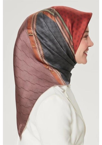 Nostalji Tivil İpek 8519 - 30 Turuncu Karışık Desen modelleri