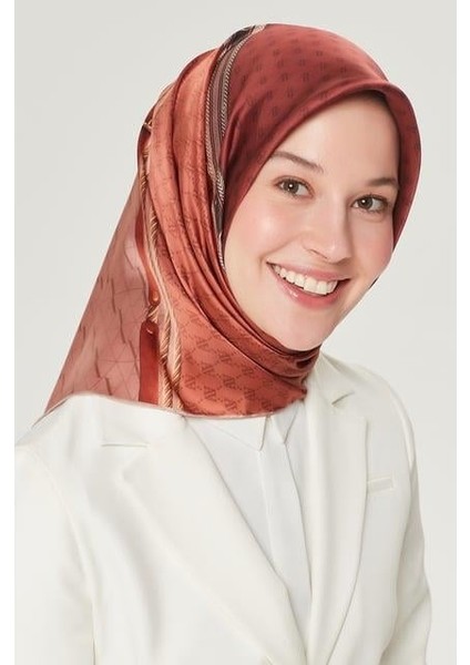 Nostalji Sura İpek 8519 - 86 Somon Karışık Desen