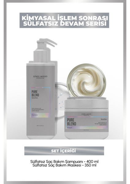 Pure Blend – Sülfatsız ve Doğal Saç Bakım Seti