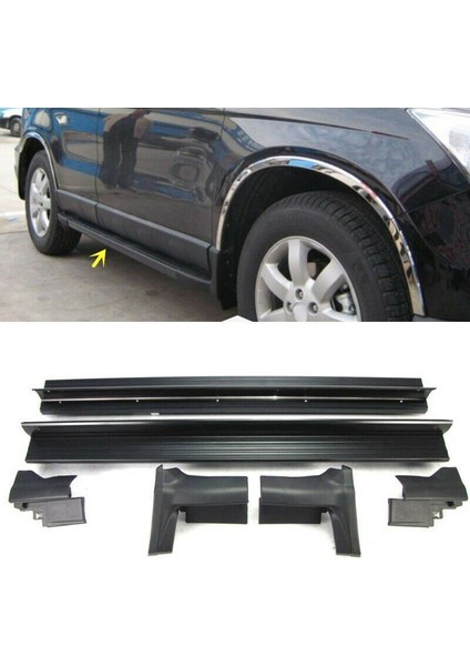 Honda Crv Uyumlu 2006-2012 Yan Basamak Koruma Side Step Oem Style Black