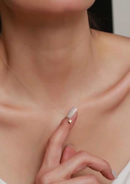14 Ayar Altın Mini Kalp Kolye fırsatları