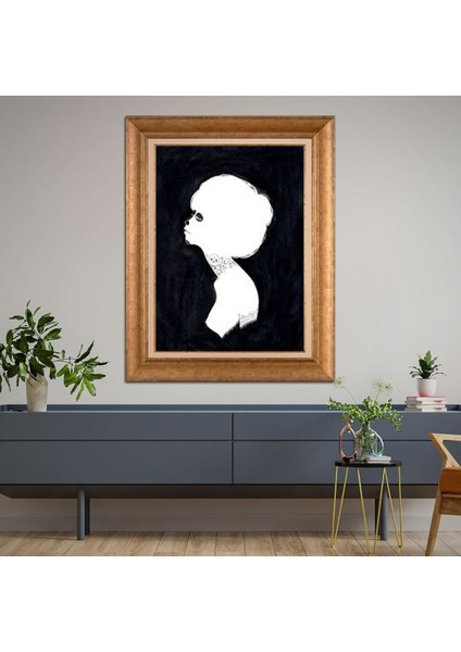 Altın Çerçeveli Paspartulu Tablo RF1264