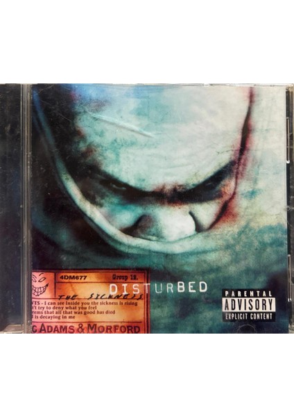 Disturbed ‎– The Sickness 2000 Baskı (CD)