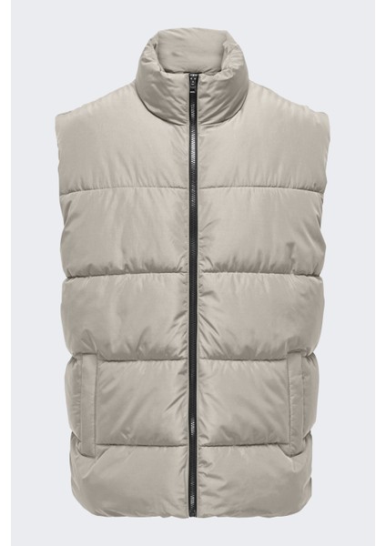Onsmelvın Lıfe Puffer Vest Otw Vd Erkek Gri Yelek - 22022232