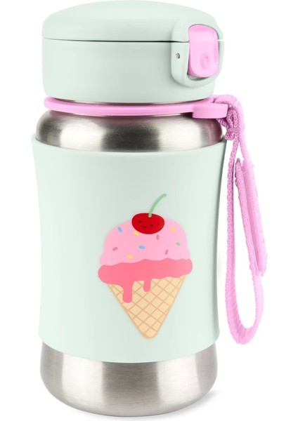 Zoo Pipetli Paslanmaz Çelik Suluk 350 ml Dondurma