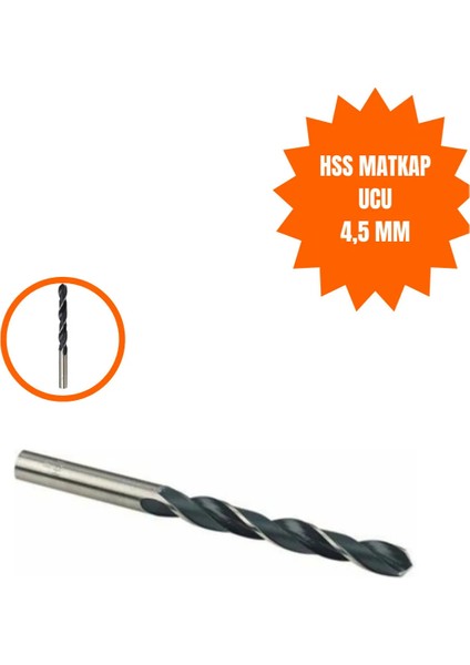 Bay Tec Hss 4,5mm Matkap Ucu (Hilti Ucu)