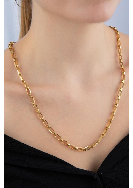 14 Ayar Altın Atlamalı Ataç Kolye