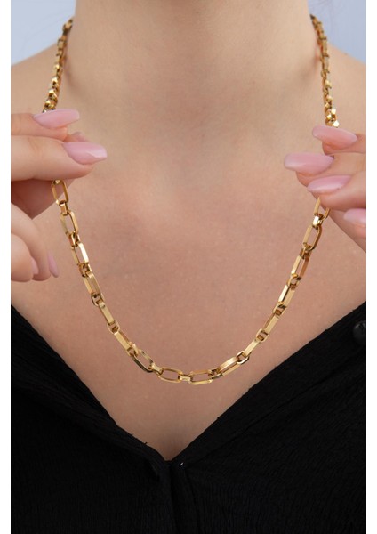 14 Ayar Altın Atlamalı Ataç Kolye modelleri