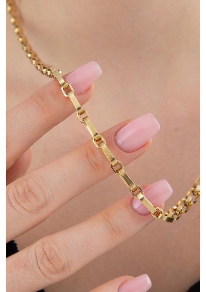 14 Ayar Altın Atlamalı Ataç Kolye fırsatları