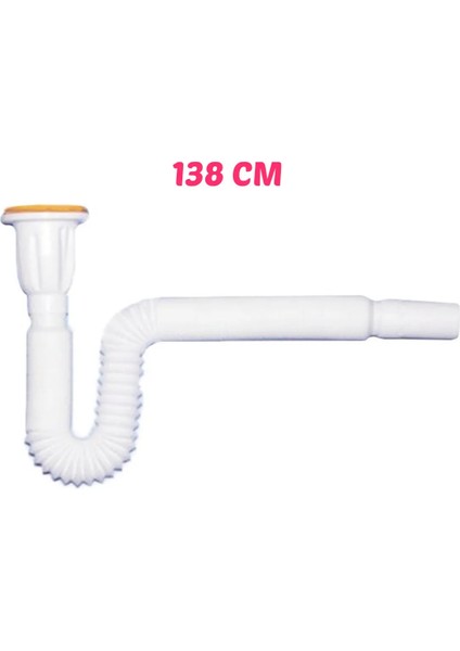 Uzun Körüklü Lavabo Sifonu 138CM L06