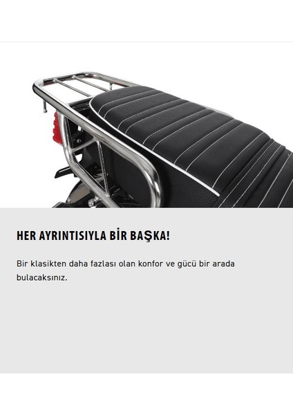 Çita 50-R Pro Motosiklet Beyaz