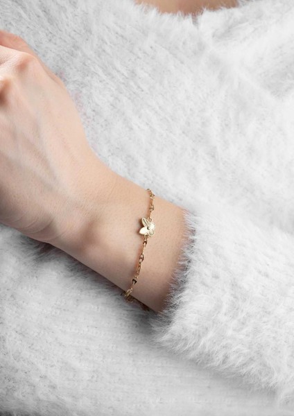 14 Ayar Altın Kelebek Bileklik fiyatları