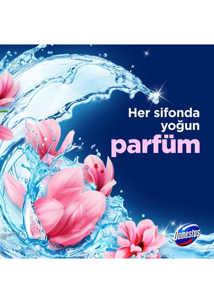 Domestos Wc Blok 5'li Güç Tuvalet Bloğu Manolya Ferahlığı Maksimum Hijyen 100 G indirimleri