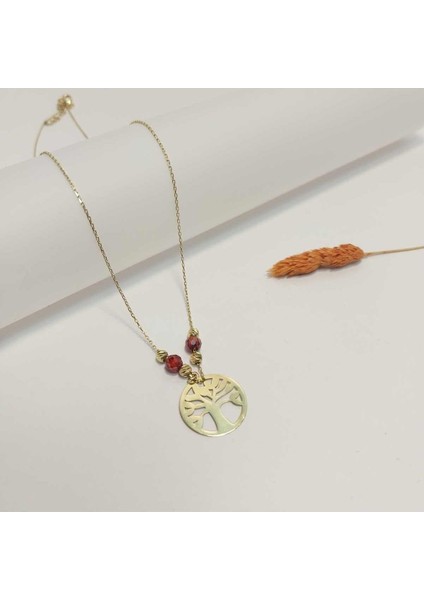 14 Ayar Dorikalı Hayat Ağacı Kolye fiyatları