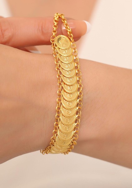 14 Ayar Altın Tuğralı Bileklik fiyatları