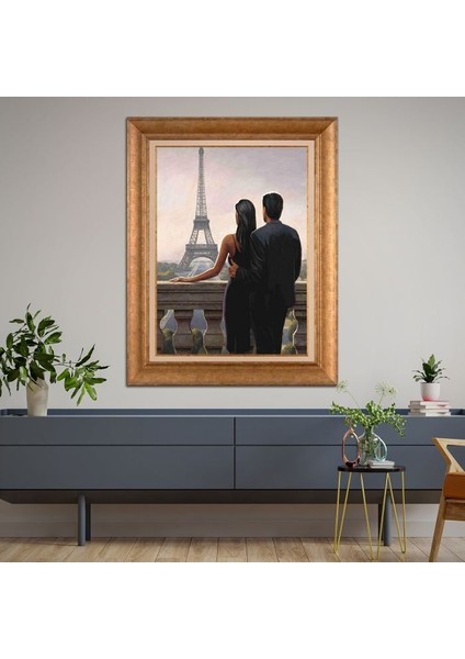 Altın Çerçeveli Paspartulu Tablo RF1604