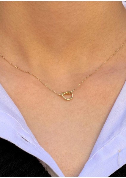 14 Ayar Altın Düğüm Kolye fiyatları