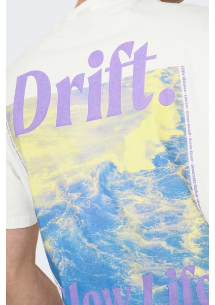 Onskye Reg Photo Ss Tee Erkek Beyaz T-Shirt - 22028726 indirimleri